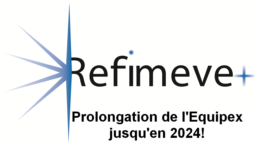L'Equipex Refimeve est prolongé jusqu'en 2024!